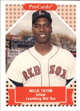 1991-92 ProCards Tomorrow's Heroes #21 Willie Tatum