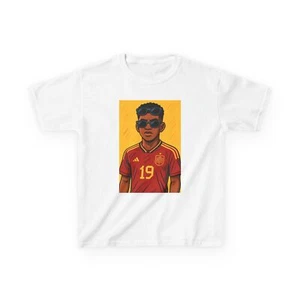 Lamine Yamal Spanien Spain Kinder Kids T-Shirt EURO Champion - Picture 1 of 23