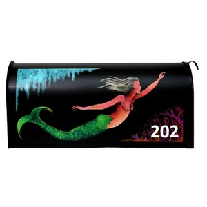 Personalized Hand painted Mermaid Mailbox - Picture 1 of 3