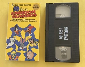 50 Best Cartoon Classics VHS Tape Tested - Picture 1 of 8