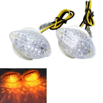 Mini luz de señal de plástico de 1,9" para Honda CBR600RR 2003-2012 CBR1000RR 2004-2007 Foto 1 de 4