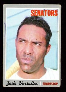 1970 Topps #365 Zoilo Versalles - Washington Senators (low grade) - ID063