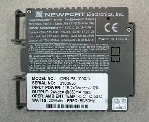 Newport iDRN-PS-1000/N Hutschienen Schaltnetzteil 24Vdc@850mA - Bild 1 von 7