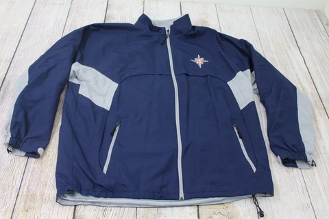 Antigua Tacoma Rainiers MiLB Full-Zip Blue Polyester Jacket Men's size XL Cover