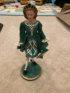 Irish Celtic Lass Dancer Fabriche Clothtique 12”Doll on Platform New/Old KSA Tag - Picture 1 of 2