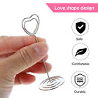  20 Pcs Picture Stands Heart Shaped Business Card Holder Message Love