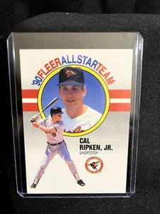 1990 Cal Ripken Jr Fleer #8 All Star MLB Orioles Baseball Card NM HOF - Picture 1 of 2