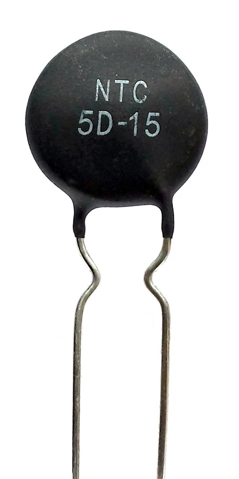 2 x NTC 5D-15 Inrush Current Limiter, Power Thermistor 5 ohm 6Amp -ref:342