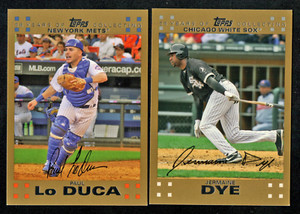 2007 Topps Series 1 & 2 Gold Parallels #/2007 #1-661 Finish Your Set, U Pick