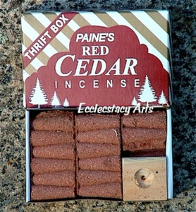 Red Cedar - Paines Campfire Scent Traditional,natural Incense Cones 50 piece Box - Picture 1 of 1