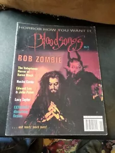 Blood Songs Bloodsongs Magazine No. 11 Rob Zombie Vampires Karen Black Horror - Imagen 1 de 3