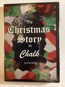 The Christmas Story in Chalk by Elva Hurst DVD Chalk Talk Lecture - New, Sealed - Foto 1 di 8