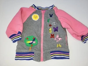 Mädchen Hanna Andersson Dreamer Varsity Bomberjacke Gr. 75 (12-18 Monate) - Bild 1 von 8