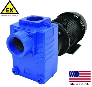 CENTRIFUGAL PUMP Explosion Proof - Self Priming - 3" Ports - 3 Hp - 230/460V 3P - Picture 1 of 1