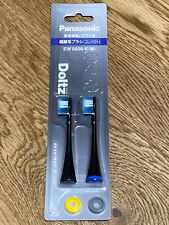 Panasonic Replacement Brush Doltz Clean & Brush 2 Pieces Black EW0800-K Japan