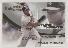 2001 Fleer Triple Crown Future Threats Frank Thomas #13FT HOF