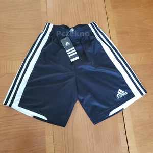 Adidas Youth Boys 8-20 Climalite Soccer Athletic Gym Shorts Black & White L NWT - Picture 1 of 2