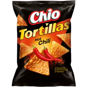 Chio Tortillas Chips Hot Chili vegetarisch feurig scharf 110g - Bild 1 von 1