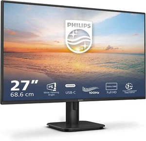 Philips 1000 Series 27E1N1300A/00 Moniteur 27" FHD 1920x1080 IPS HDMI USB-C 100Hz - Photo 1/4