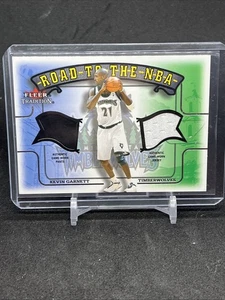 2002-03 Fleer Tradition Road to the NBA Dual Kevin Garnett 1:210 Packs Rare - Picture 1 of 2