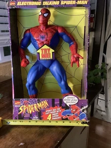 1997 Marvel Comics Toy Biz 16" elektronischer sprechender Spider-Man - NEU IN BOX - Bild 1 von 4