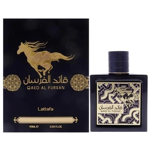 Lattafa Qaed Al Fursan for Men Eau de Parfum Spray, 3.04 Fl Oz (Pack of 1) - Picture 1 of 7