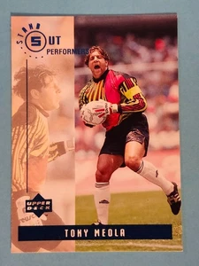 Mundial de cubierta superior 1994 artistas españoles destacados Tony Meola #S1 ⚽ - Imagen 1 de 2