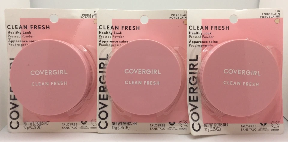 Covergirl Clean Fresh Healthy Look Pressed Powder 110 Porcelain 🔥PACK OF 3🔥 - Image 1 of 2