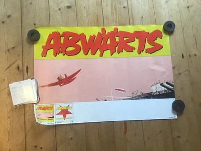 Abwärts Konzertposter Plakat Deutschpunk aus den Achtzigern - Image 1 of 4