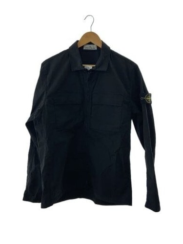 STONE ISLAND Giacca M Cotone BLK Plain 781510210 