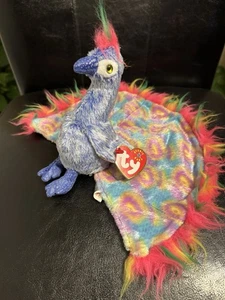 TY Beanie Baby "Flashy" Geboren 30. Dezember 2000.  MWMTs.  Tierspielzeug - Bild 1 von 7