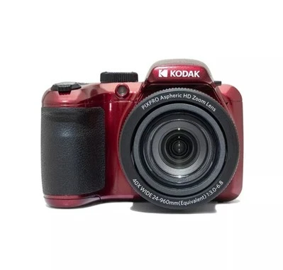 KODAK PIXPRO AZ405 DIGITAL 20MP 40x Zoom BRIDGE CAMERA Dark RED BNIB - Image 1 of 3