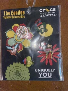 BEATLES YELLOW SUBMARINE JIBBITZ SET CROCS - Picture 1 of 2