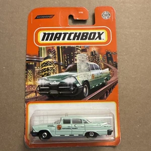 2021 Matchbox #71 '59 Dodge Coronet Police Car GREEN | NATIONAL PARKS - Picture 1 of 3