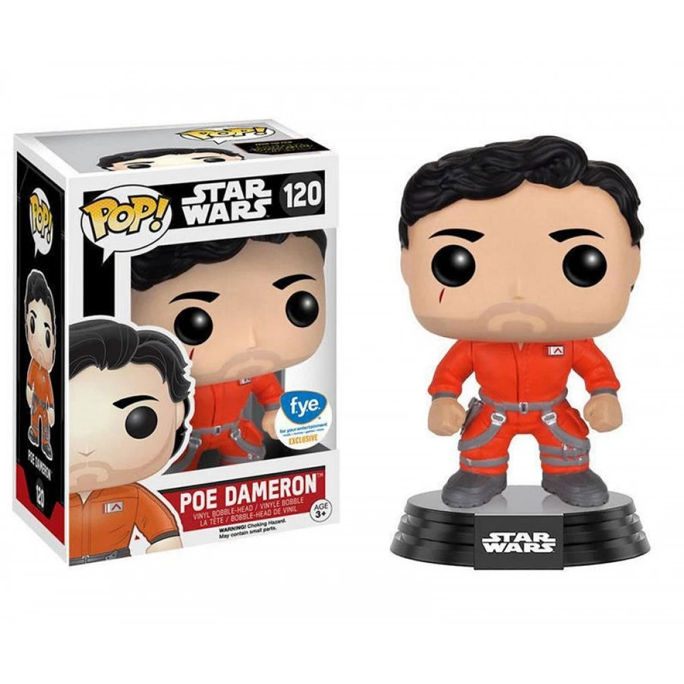 Figura Funko Pop Star Wars #120 Poe Dameron 10 cm New Boxed Vinyl Collectible - Imagen 1 de 1