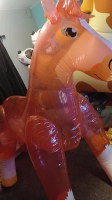 IW Inflatable World Horse Pink NIB - Image 1 of 3