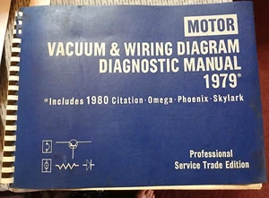 Motor Vacuum & Wiring Diagram Diagnostic Manual Book 1979 Pickups & Van - Bild 1 von 12