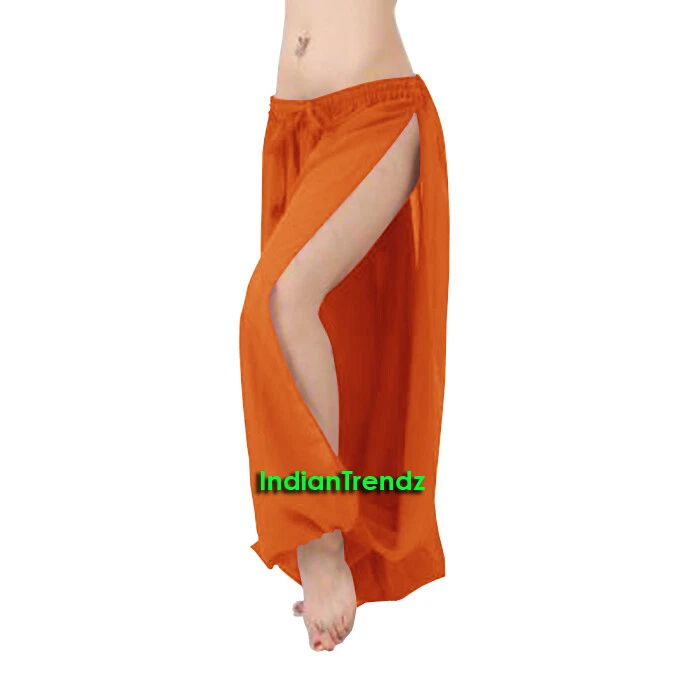Women Student Slit Harem Pant Yoga Genie Trouser Belly Dance Pantaloons Aladdin - Image 1 of 1
