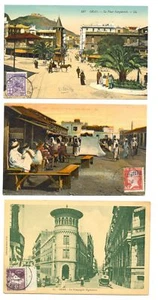 ALGERIE ALGERIA 1926/36 ca.. -6 x PPC ---TIMBRO SUL DAVANTI -NON SPEDITO VF - Foto 1 di 2