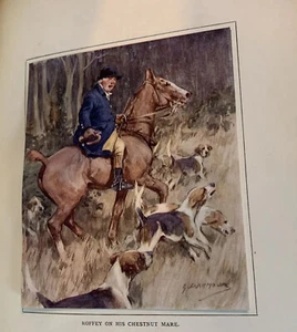 DIE JAGDTOUREN VON SURTEES SCHÖPFER VON JORROCKS Kuming Rüstung Sport Pferde Hund - Bild 1 von 8