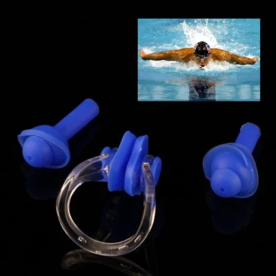 XTRAFAST Neu Schwimmen Sport Nasenklammer und Ohrenstöpsel Ohrplug Nose ClipEar Plug Set