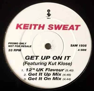 KEITH SWEAT - Get Up On It (ft Kut Klose) (12") (Promo) (G+/NM) - Picture 1 of 1