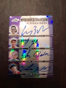 Der Sandlot/15 lila vierfache Autogrammkarte 2018 Leaf Pop Century QA-03 - Bild 1 von 2