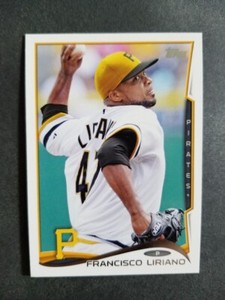 2014 Topps FRANCISCO LIRIANO card # 114