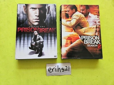 PRISON BREAK SEASON 1 & 2 DVD COLLECTION COMPLETE SERIES TV LOT - Image 1 of 3