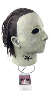 DON SHANKS signed MICHAEL MYERS MASK TOTS Trick or Treat Halloween 5 Revenge JSA - Picture 1 of 4