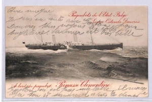BELGIUM PAQUEBOT Postcard *Princesse Clementine* OSTENDE-DOVER Maritime 1911 YG4 - Picture 1 of 10
