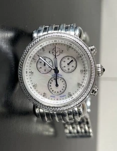 Gevril GV2 Marsala Diamond 9801 Women's Watch Silver #85039-1 - Picture 1 of 9