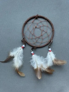 DREAMCATCHER prodotto da nativi americani Lakota (Sioux) scuola San Giuseppe nuovo raro - Foto 1 di 2