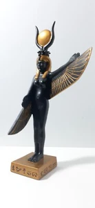 Egyptian Goddess Isis Winged Statuette Sculpture Figure Marked 2000 Veronese - Picture 1 of 13